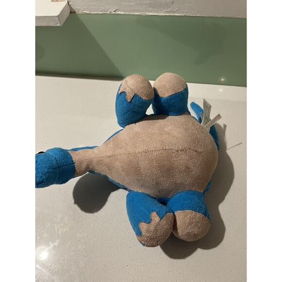 Toys R Us Animal Alley Brontosaurus Plush 26" Blue Dinosaur Stuffed Soft Toy - Picture 5 of 6